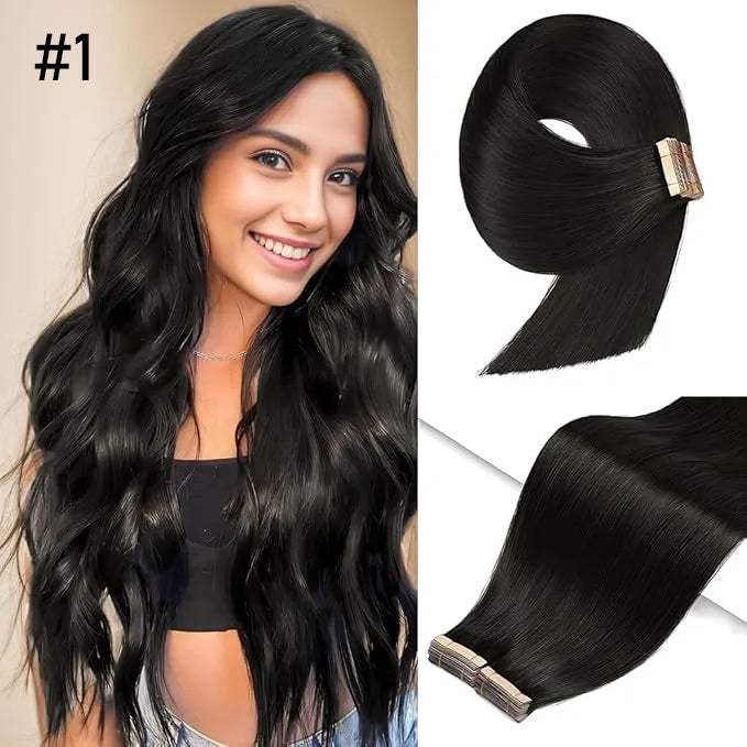 🔥 Each Only $1.49 Today🎁 Mellifox® Virgin Human Hair Seamless Tape-In Extensions