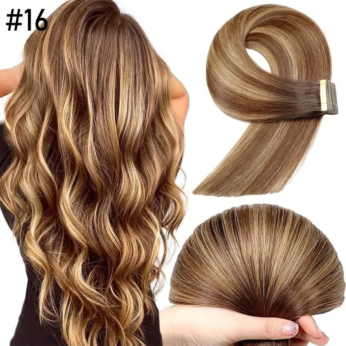 🔥 Each Only $1.49 Today🎁 Mellifox® Virgin Human Hair Seamless Tape-In Extensions