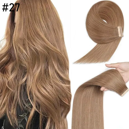 🔥 Each Only $1.49 Today🎁 Mellifox® Virgin Human Hair Seamless Tape-In Extensions