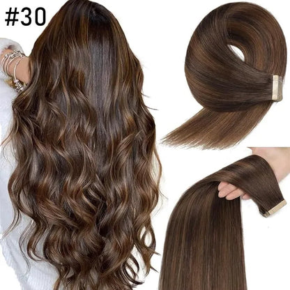 🔥 Each Only $1.49 Today🎁 Mellifox® Virgin Human Hair Seamless Tape-In Extensions