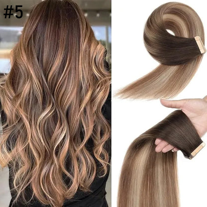 🔥 Each Only $1.49 Today🎁 Mellifox® Virgin Human Hair Seamless Tape-In Extensions