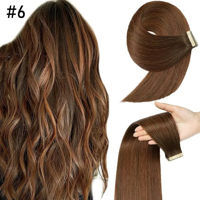🔥 Each Only $1.49 Today🎁 Mellifox® Virgin Human Hair Seamless Tape-In Extensions