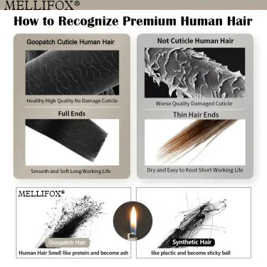 🔥 Each Only $1.49 Today🎁 Mellifox® Virgin Human Hair Seamless Tape-In Extensions